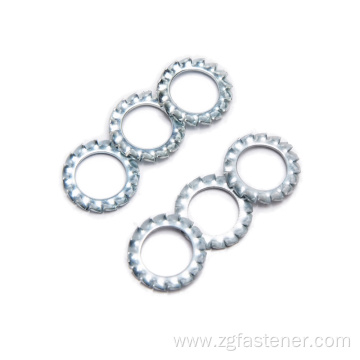 zinc plated DIN6797 Internal Teeth Serrated Lock Washers